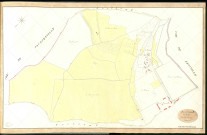 Tourneville. Section B _ des Jardins _ Feuille Unique