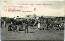 Basse-Normandie. La Foire Sainte-Croix, à Lessay (12 Septembre). - Fin d'une journée.