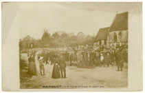 Barquet. Le Christ porté par les jeunes gens.