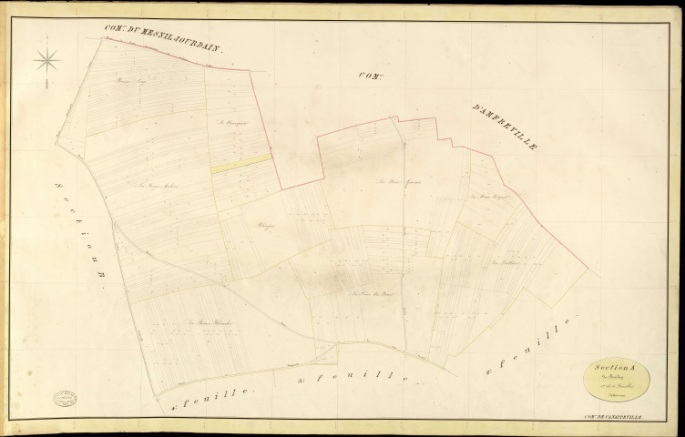 Canappeville. Section A _ du Boulay _ 1re de 4 Feuilles