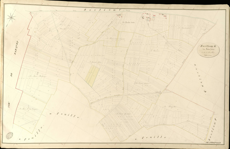 Emanville. Section G _ des Petites Londes _ 1re de 3 Feuilles
