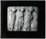 Musée de l'Acropole d'Athènes (Grèce), frise nord des panathénées du Parthénon d'Athènes (Grèce).