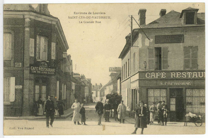 Saint-Cyr-du-Vaudreuil. La Grande Rue.