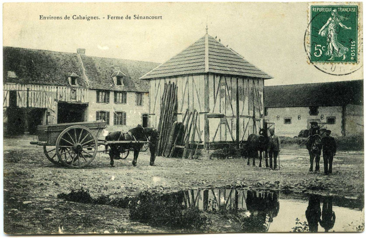 Cahaignes. Ferme de Sénancourt.