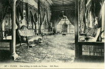 TUNIS. Dar-el-Bey, la salle du Trône.