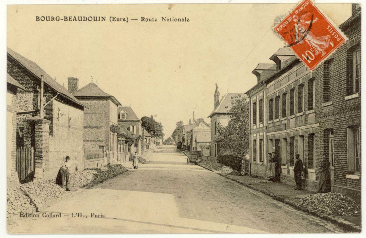 Bourg-Beaudoin. Route Nationale.