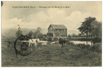 Glos-sur-Risle. Pâturages sur les Bords de Risle.