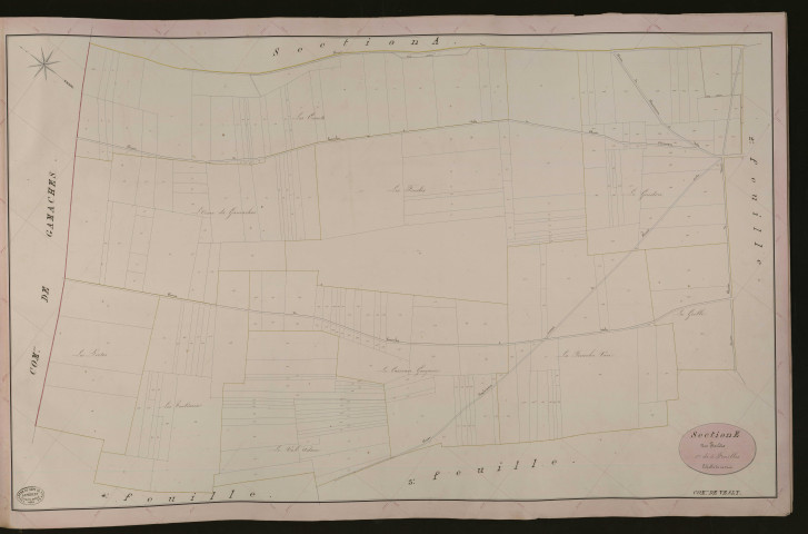 Vesly. Section E _ des Fondis _ 1re de 5 Feuilles