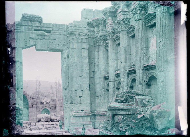 Ruines du sanctuaire de Baalbeck (Liban).