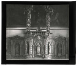 Église de Bournainville-Faverolles (Eure), tabernacle et partie supérieure de l'autel.