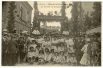 Ezy-sur-Eure. Fête de la Croix-Pajeot-1905 - La Société de Gymnastique.