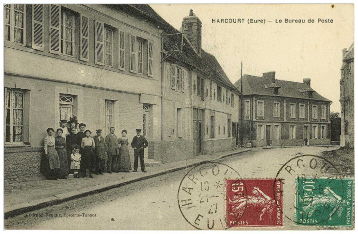 Harcourt. Le Bureau de Poste.