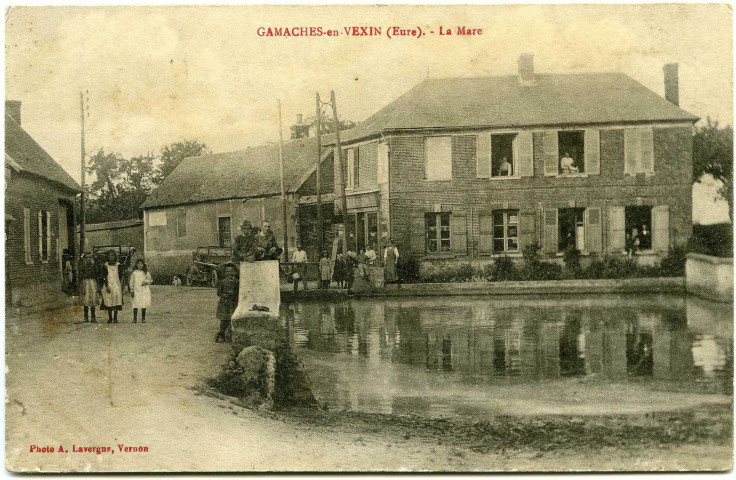 Gamaches-en-Vexin. La Mare.