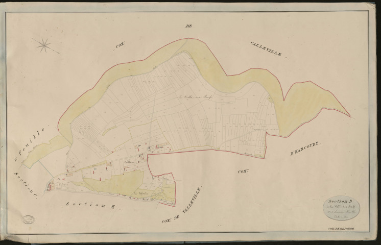Brionne. Section D _ de la Vallée aux Bœufs _ 2e et dernière Feuille