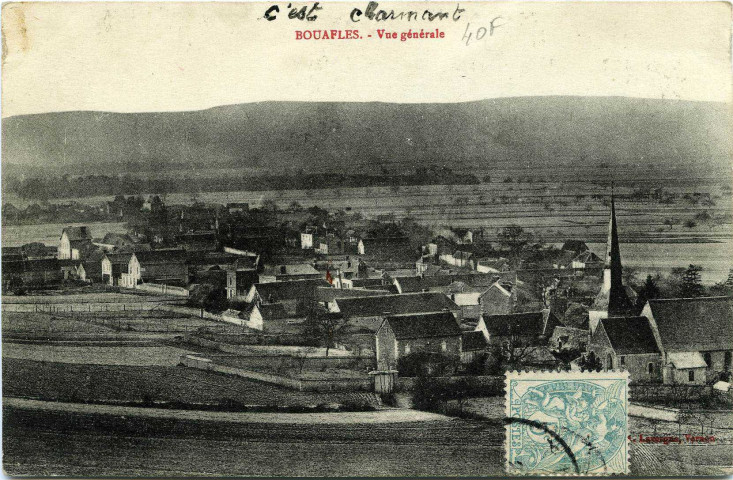 Bouafles. Vue générale.