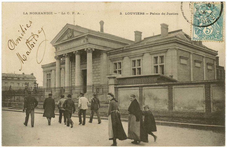Louviers-Ville. Palais de Justice.