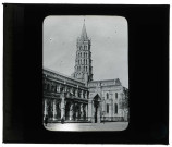 Église Saint-Sernin de Toulouse (Haute-Garonne), côté sud et clocher.