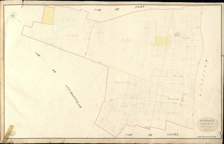 Grossœuvre. Section A _ de la Fosse Boissière _ Feuille Unqiue