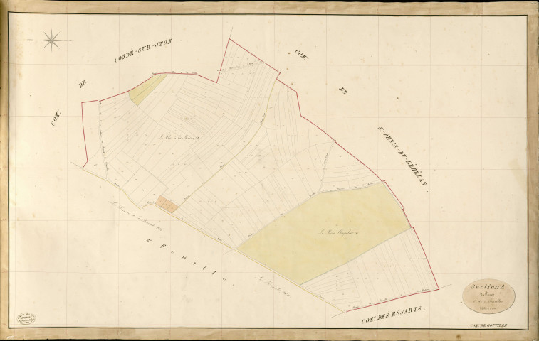 Gouville. Section A _ du Perron _ 1re de 2 Feuilles