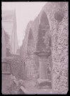 Ruines et vestiges des salles du logis seigneurial de Fougères (Ille-et-Vilaine).