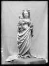 Statue de Vierge à l'enfant de l'église d'Andé (Eure).