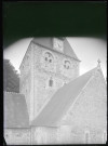 Clocher de l'église de Montaure (Eure).