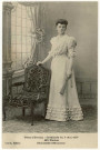 Evreux-Ville. Fêtes d'Evreux - 5 Mai 1907 - Mlle Fischer, Demoiselle d'Honneur.