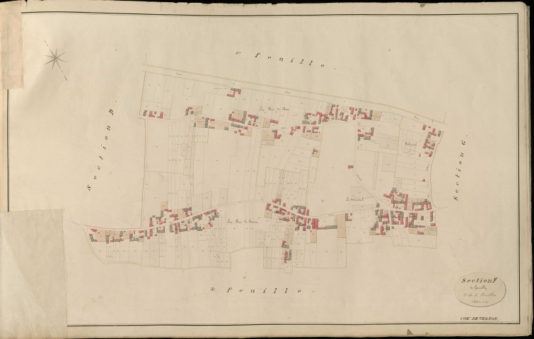 Vernon. Section F _ de Gamilly _ 2e de 4 Feuilles