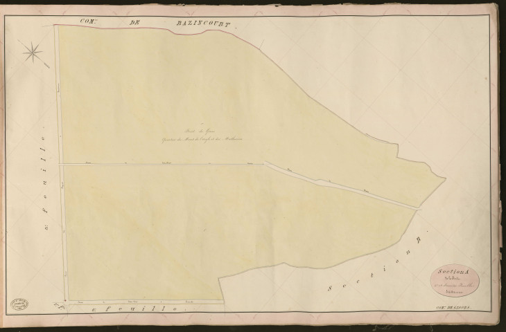 Gisors. Section A _ de la Forêt _ 4e et dernière Feuille
