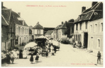 Chennebrun. La Place, un jour de Marché.