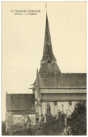 Marais-Vernier. L'Eglise.