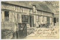 Saussaye (La). Rue Abbé-Bellemin - Café Goujon.