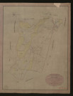 Bézu-le-Long. Tableau d'assemblage du Plan Parcellaire de la Commune de Bézu-le-Long. _ Canton de Gisors - Andelys - Eure. _ Terminé sur le terrain le 7 septembre 1840, sous l'administration de M. de Monicault, Préfet - M. Renaut, Maire et sous la direction de M. Garnier, Directeur des Contributions directes. _ M. Le Fébure, Géomètre en Chef. _ Par M. Canu, Géomètre de 1re classe