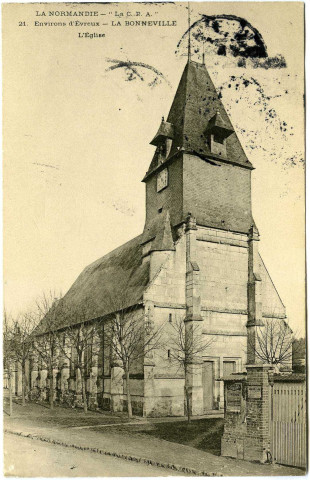 Bonneville-sur-Iton (la). L'Église.