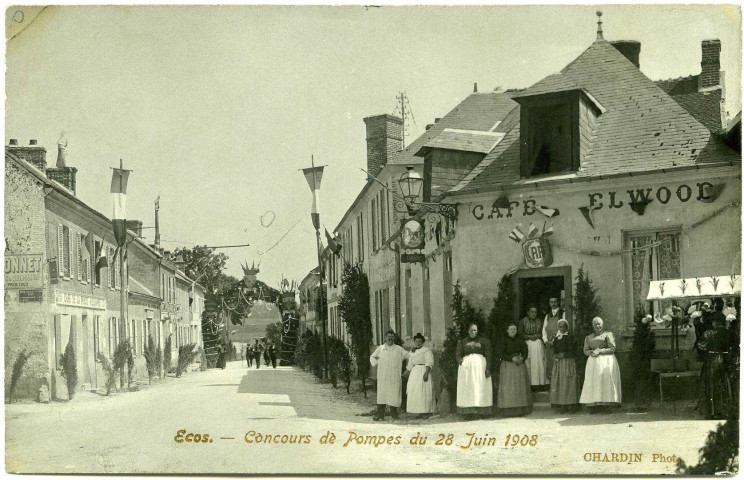Ecos. Concours de Pompes du 28 juin 1908.