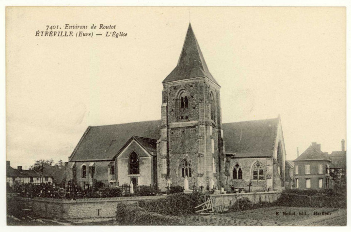 Étréville. L'Eglise.