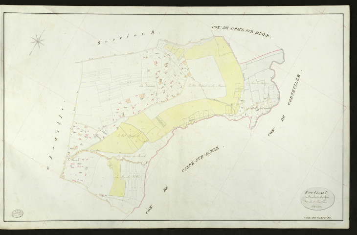 Campigny. Section C _ du Breuil et du Carrefour _ 1re de 2 Feuilles