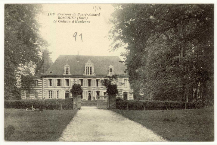 Bosgouet. Le Château d'Hautonne.
