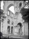 Ruines et vestiges de l'abbaye de Jumièges (Seine-Maritime).