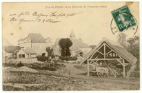 Fours-en-Vexin. Vue de l'Eglise et du Domaine de Fours-en-Vexin.