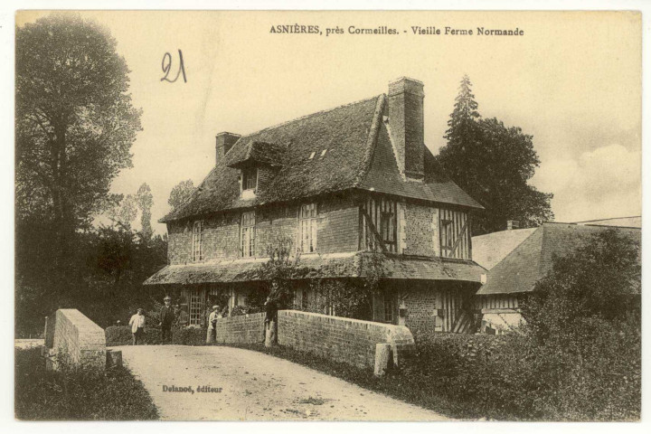 Asnières. Vieille ferme normande.