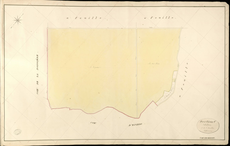 Mérey. Section C _ de la Forêt _ 5e de 6 Feuilles