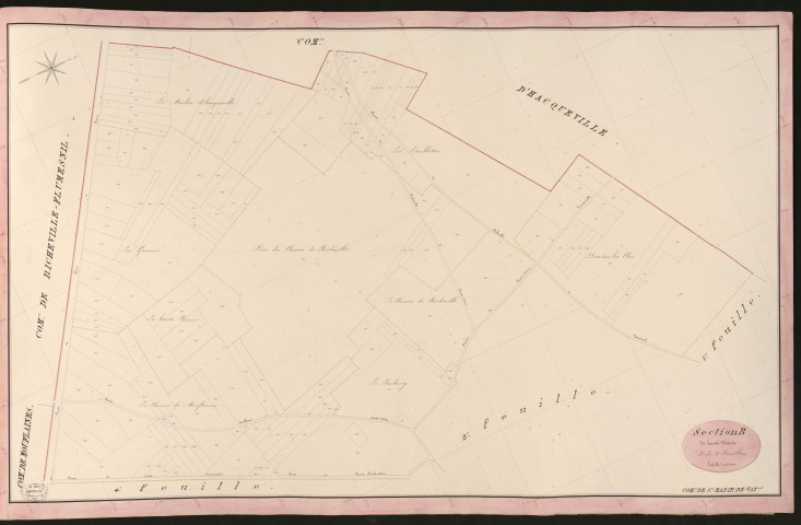 Sainte-Marie-de-Vatimesnil. Section B _ de Sainte Marie _ 3e de 4 Feuilles