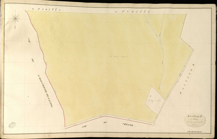 Beaubray. Section B _ du Village _ 5e et dernière Feuille