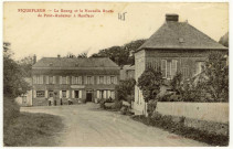 Fiquefleur-Equainville. Le Bourg et la Nouvelle Route de Pont-Audemer à Honfleur.