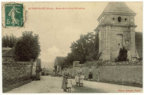 Authouillet. Route de la Croix Saint-Leufroy.