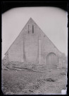 Église du Theil-Nolent (Eure), pignon d'une grange.