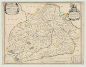 Carte du diocèse d'Évreux sous l'épiscopat de Gilles Boutault