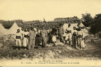 TAZA - Le Camp du 2e Zouaves à l'intérieur de la Casbah
