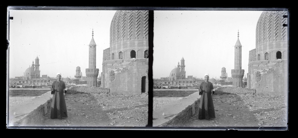 Vue générale du Caire (Égypte) et de ses minarets.